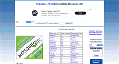 Desktop Screenshot of nl.postalcodecountry.com