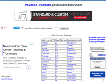 Tablet Screenshot of nl.postalcodecountry.com
